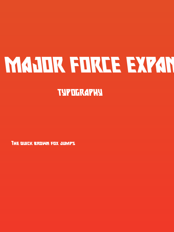 Major Force Expanded Leftalic Poster