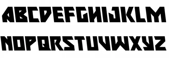 Major Force Expanded Leftalic フォント 小文字