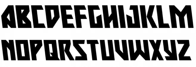 Major Force Expanded Leftalic Schriftart Groß