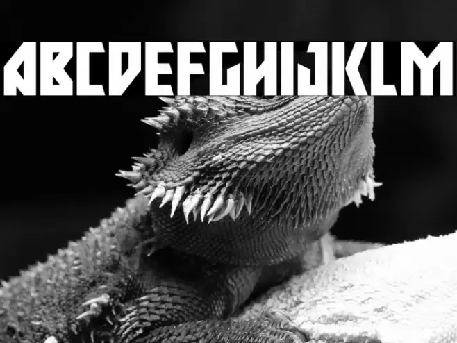 Major Force Expanded Font examples