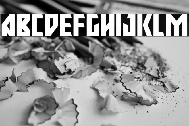 Major Force Expanded Font examples