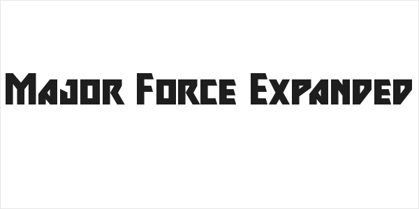 Major Force Expanded Logo