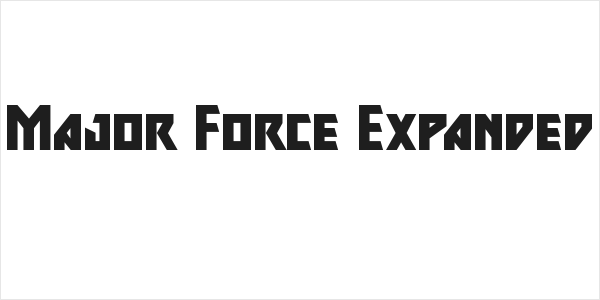 Major Force Expanded Logo