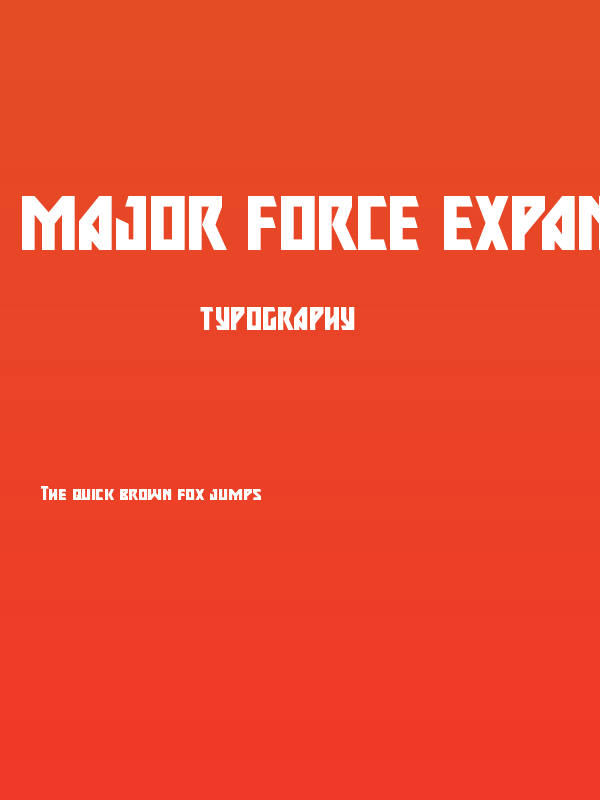Major Force Expanded Poster