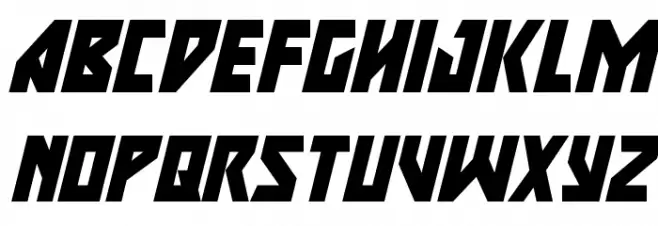 Major Force Extra-Italic Schriftart Kleinbuchstaben
