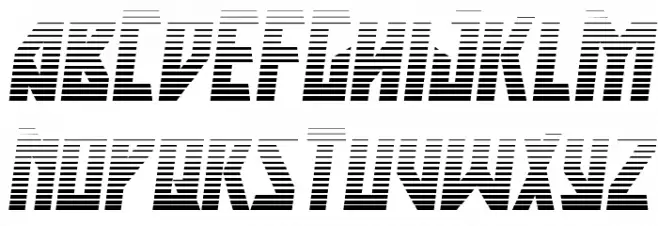 Major Force Gradient Italic Polices MAJUSCULES