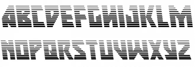 Major Force Gradient Leftalic Шрифта строчной