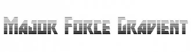 Major Force Gradient  Frei Schriftart Herunterladen