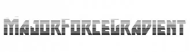 Major Force Gradient  Frei Schriftart Herunterladen