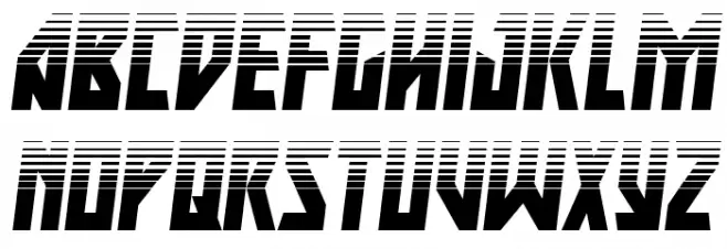 Major Force Halftone Italic Schriftart Groß