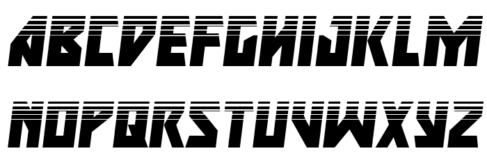 Major Force Halftone Italic Font LOWERCASE