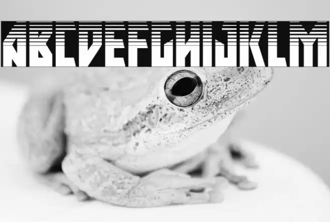 Major Force Halftone Font examples