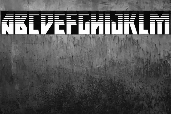 Major Force Halftone Font examples