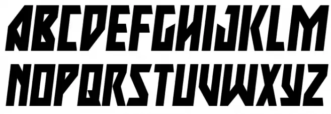 Major Force Italic Fonte MAIÚSCULAS