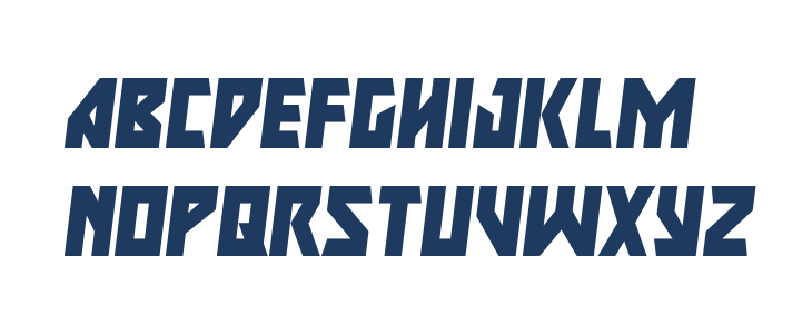 Major Force Italic Lowercase