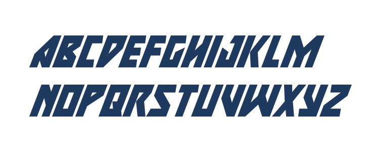 Major Force Super-Italic Lowercase