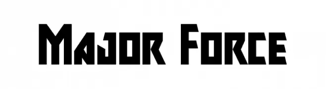 Major Force  Скачать бесплатные шрифты