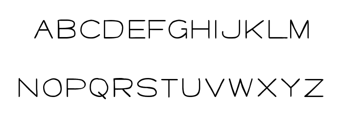 Major Kong Font LOWERCASE