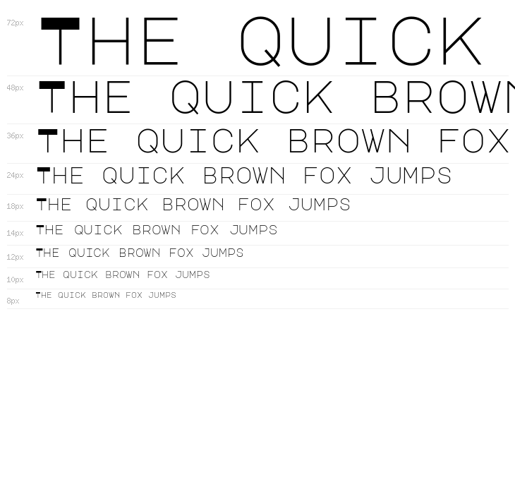 Major Mono Display Regular Waterfall