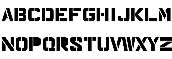 Major Snafu Font LOWERCASE