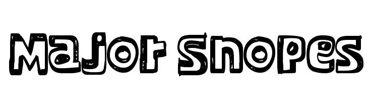 Major Snopes  font caratteri gratis
