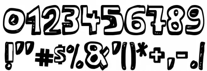 Major Snopes Font OTHER CHARS