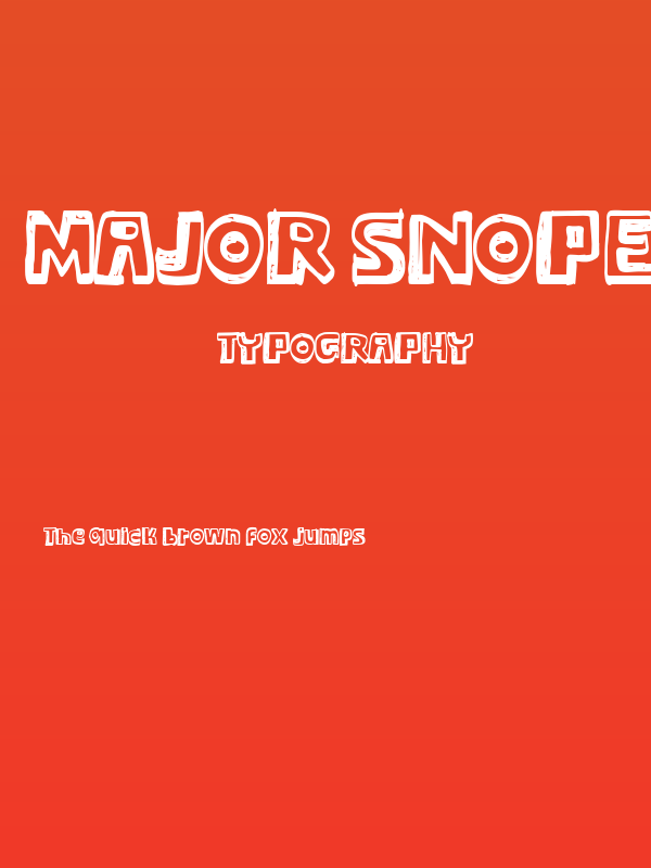 Major Snopes Poster