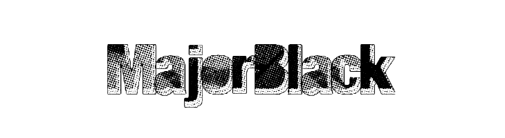 MajorBlack Font