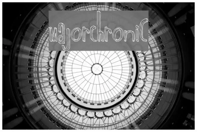 MajorChronic Font examples