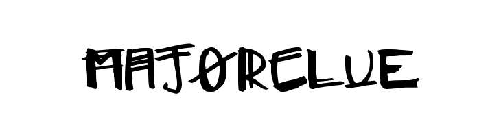 MajorClue  font caratteri gratis