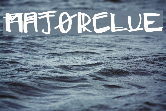 MajorClue Font examples