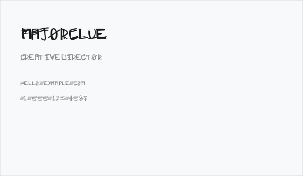 MajorClue Business Card
