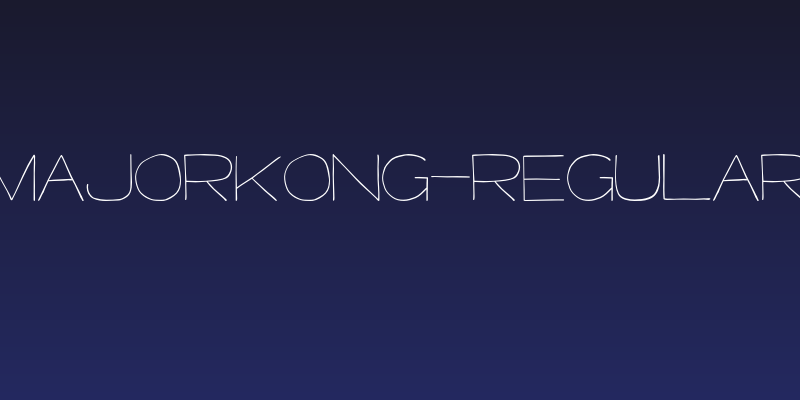 MajorKong-Regular Social Header