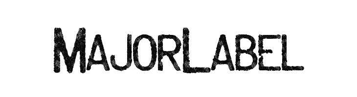MajorLabel  Скачать бесплатные шрифты