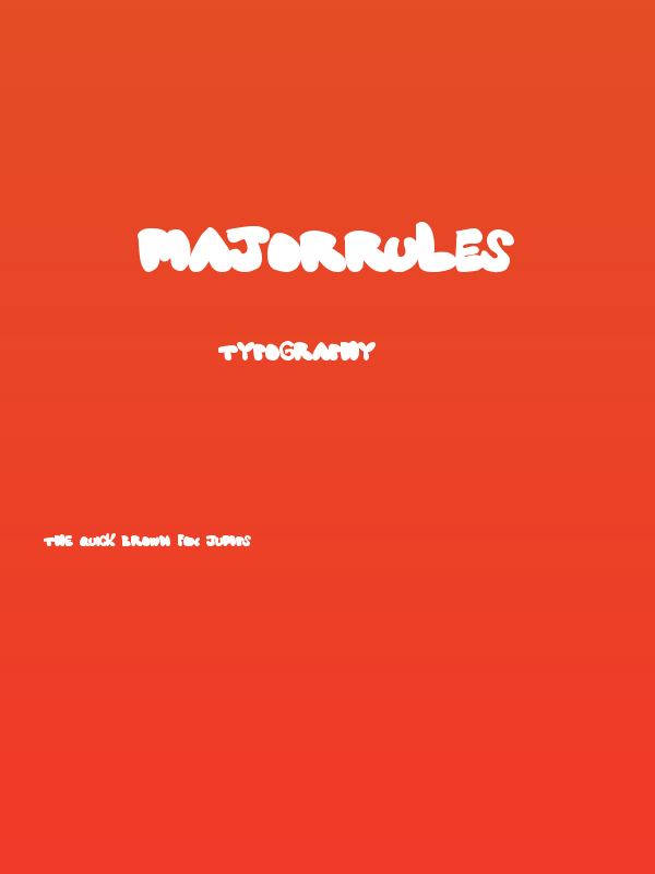 MajorRules Poster