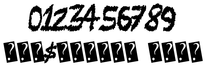 MajorScare Font OTHER CHARS
