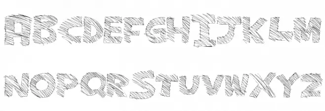 MajorSketchy Шрифта ВЕРХНИЙ