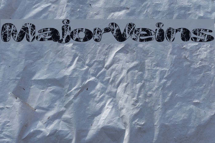 MajorVeins Font examples