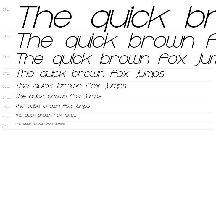 Majoram Bold Italic Waterfall