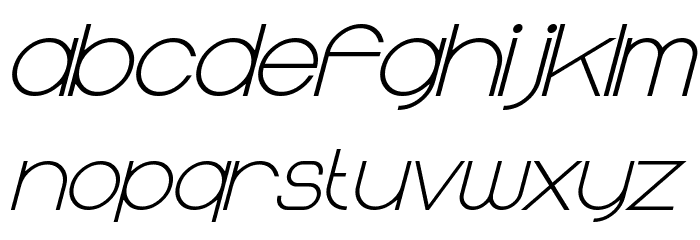 Majoram Bold Italic Font LOWERCASE