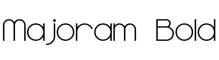 Majoram Bold  les polices de caractères gratuit tlcharger