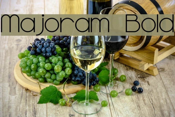 Majoram Bold Example 3