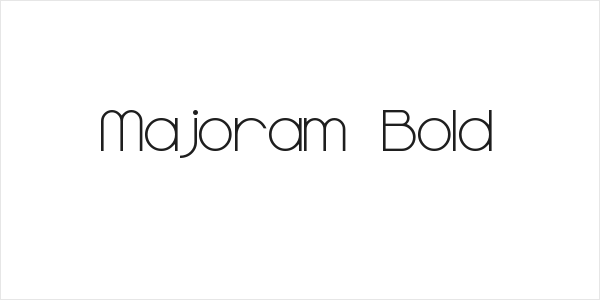 Majoram Bold Logo