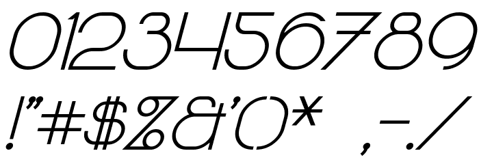 Majoram Sans Bold Italic Font OTHER CHARS