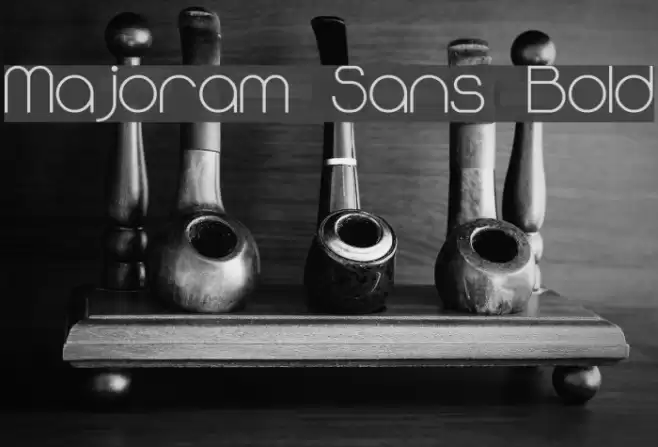 Majoram Sans Bold Font examples