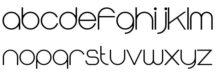 Majoram Sans Bold Font LOWERCASE