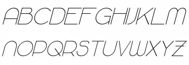 Majoram Sans Italic Шрифта ВЕРХНИЙ