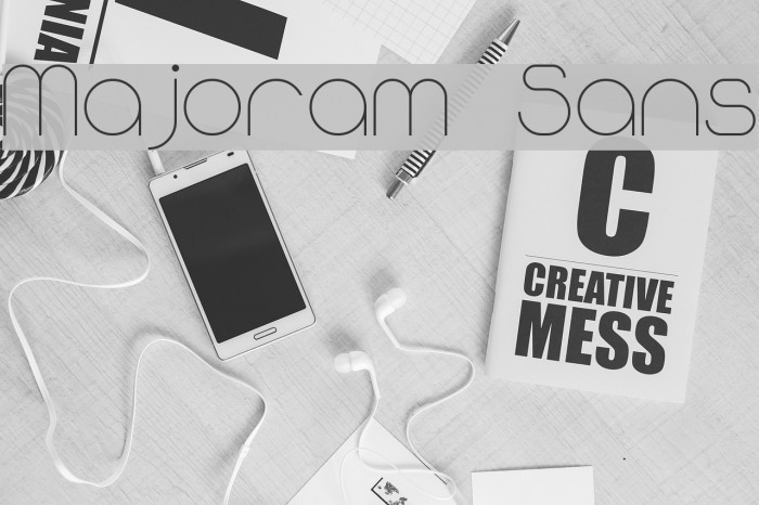 Majoram Sans Font examples