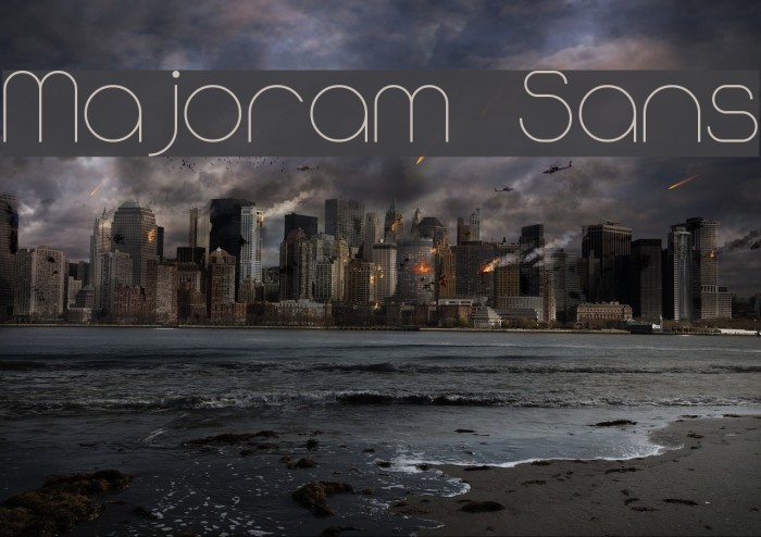Majoram Sans Font examples