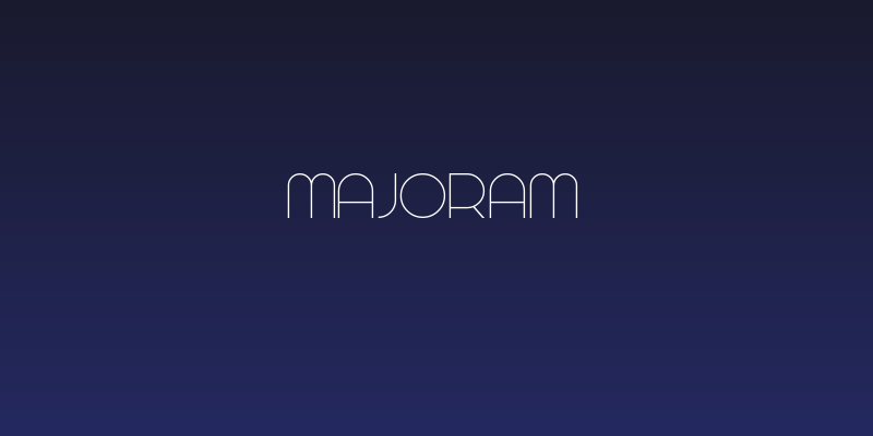 Majoram Social Header